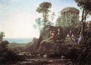 Claude Lorrain Apollo and the Muses on Mount Helion oil painting reproduction